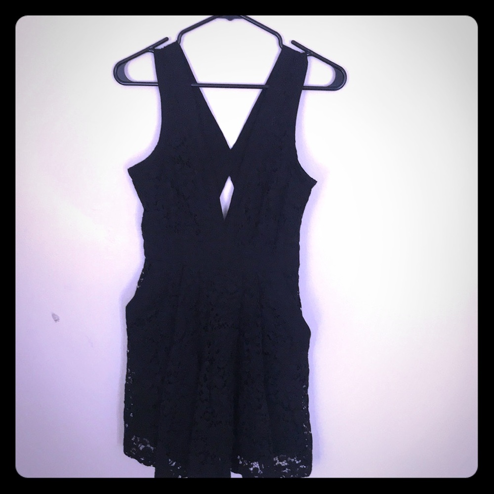 Adorable lace free people mini dress